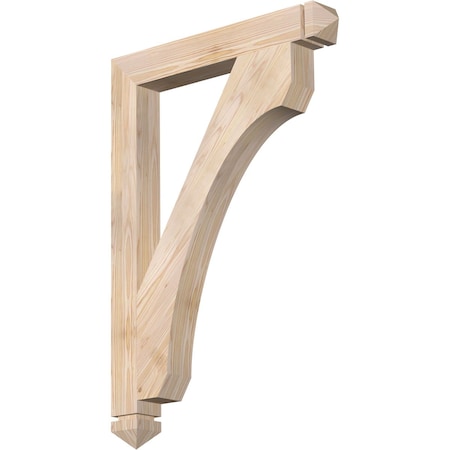 Ekena Millwork Legacy Arts & Crafts Smooth Bracket, Douglas Fir, 3 1/2"W x 28"D x 40"H BKT04X28X40LEC03SDF